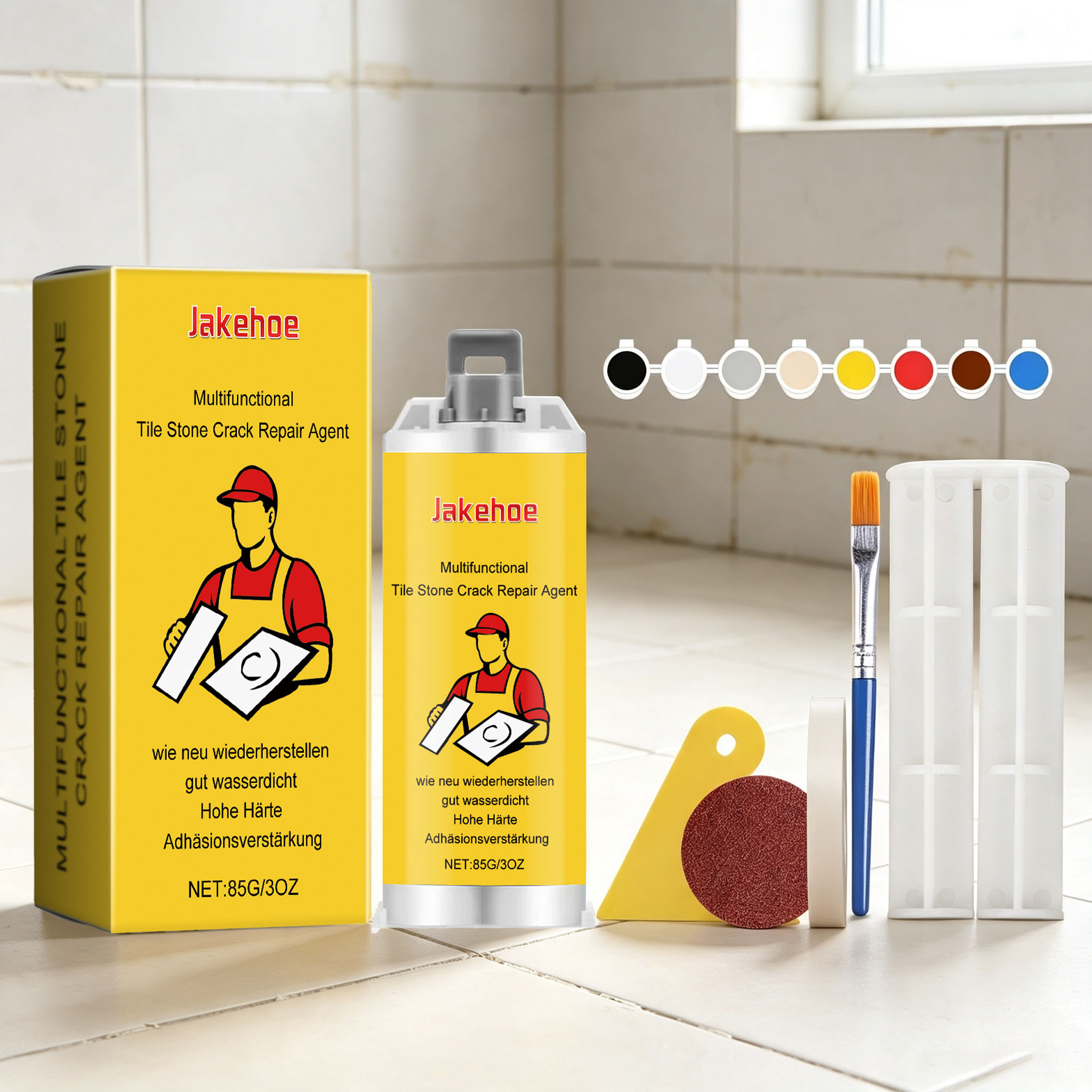 Tile Grout Repair - Kit di colla ceramica per riparazioni