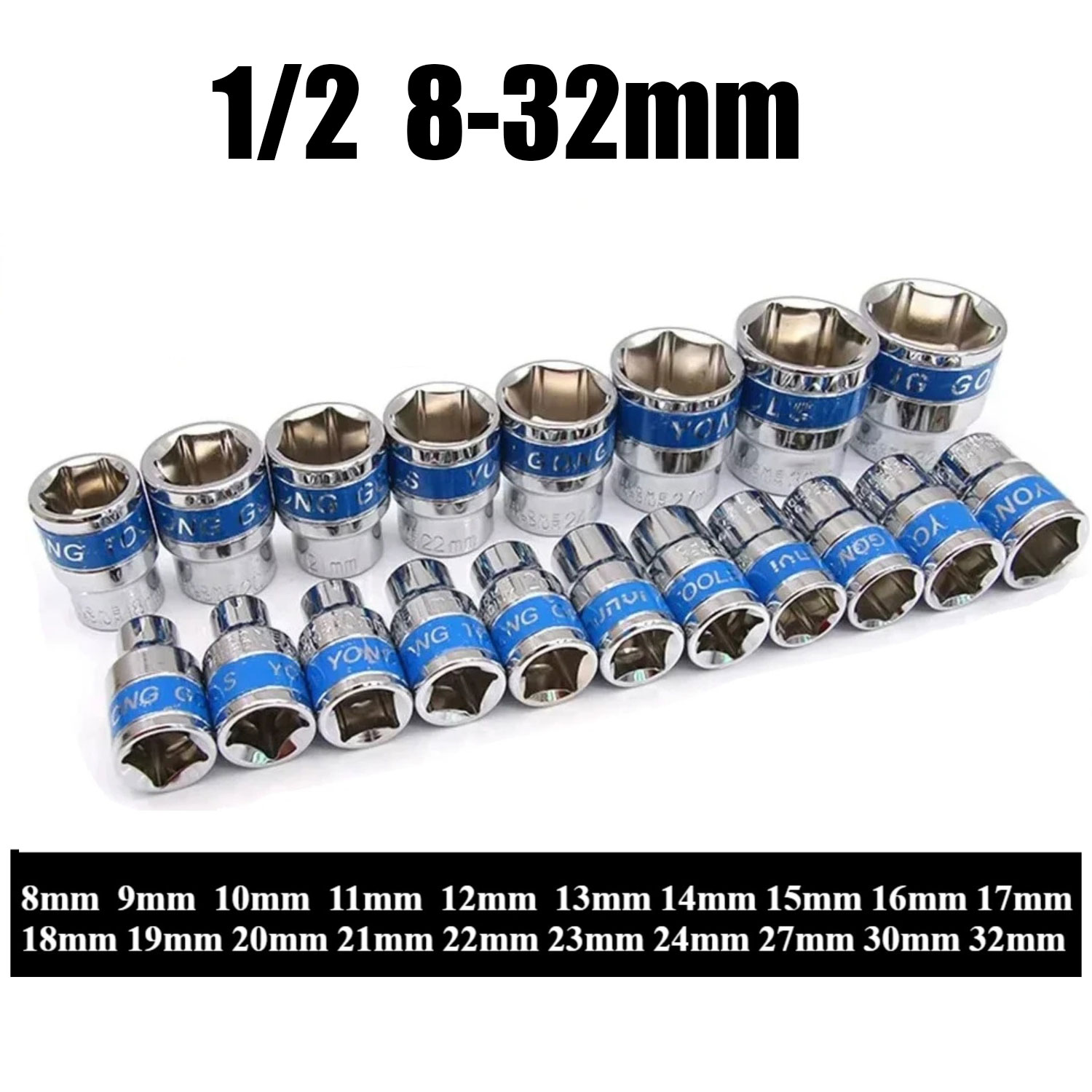 Home Improvement Tim Allen - 8-32mm 1/2 pollici esagonale metrico presa