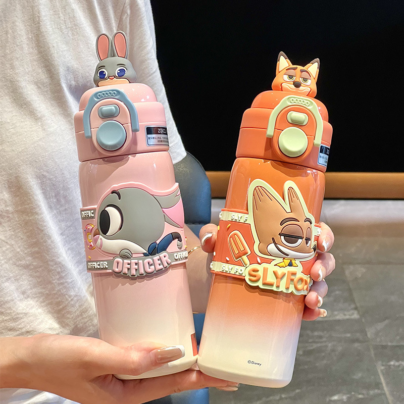Home Improvement Furniture - Disney Zootopia Judy Nick Thermos Cup