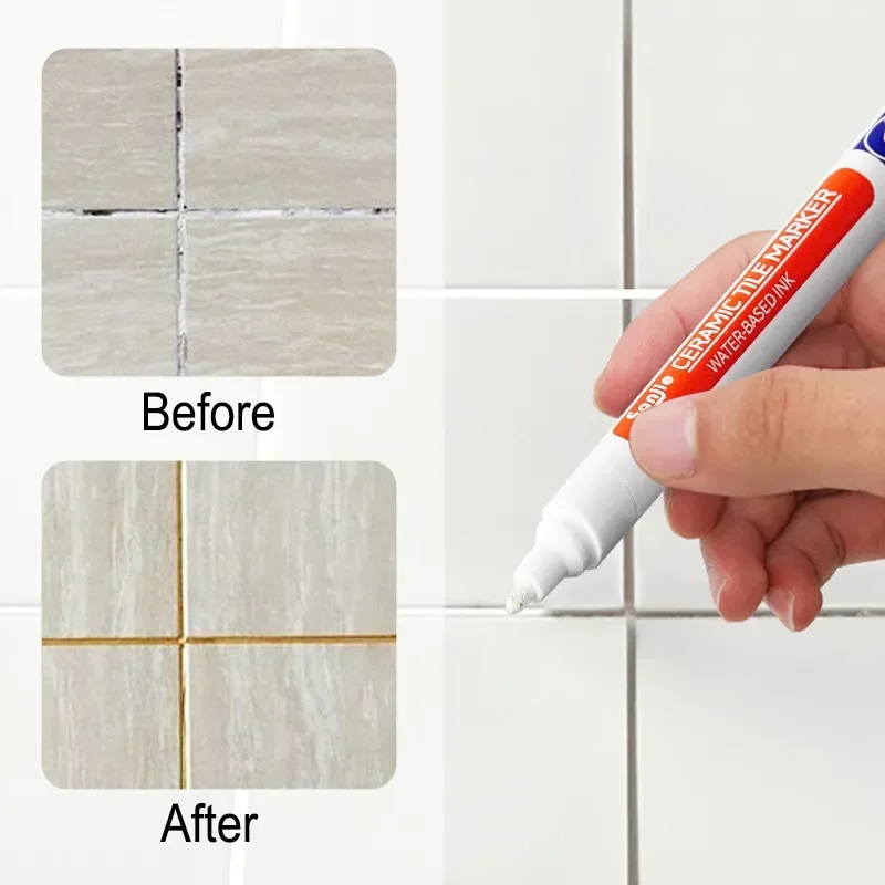 Tile Grout Repair - Pennarello per fughe impermeabile bianco a