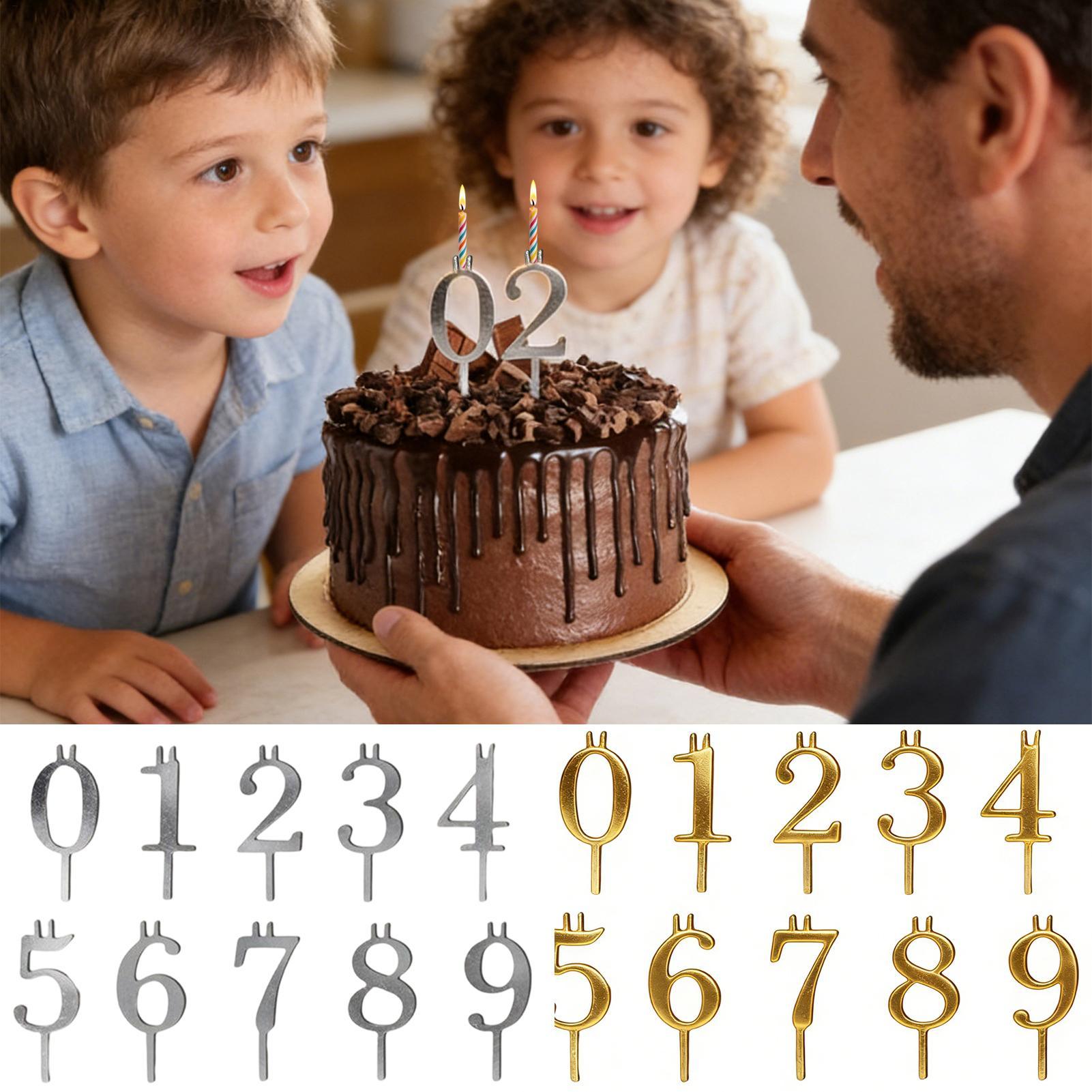 Home Improvement Supplies - Set di 10 Portacandele Numerici in
