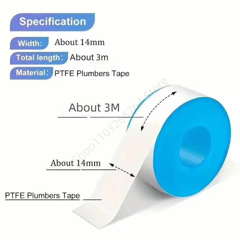 1/5/10 Pezzi Nastro PTFE per T - Plumbing Tape Ptfe recensione e prezzo
