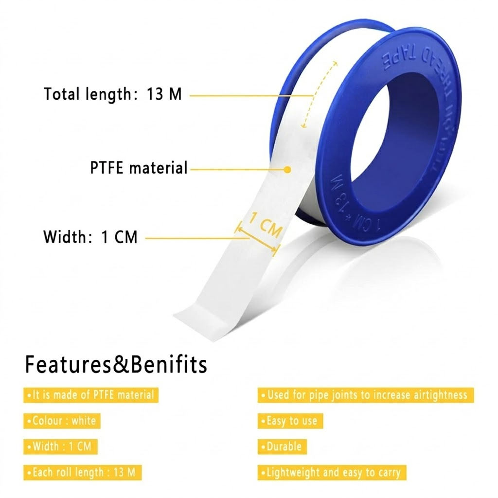 YITAPE 3/6 Rotoli Nastro Sigil - Plumbing Tape Ptfe recensione e prezzo