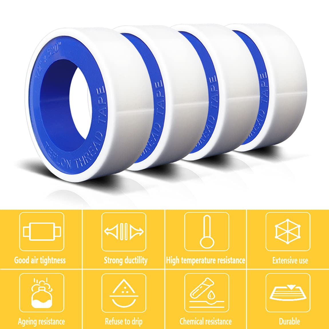 YITAPE 3/6 Rotoli Nastro Sigil - Plumbing Tape Ptfe recensione e prezzo