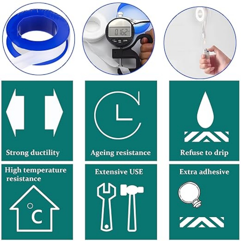 5PCS Nastro di tenuta Guarnizi - Plumbing Tape Ptfe recensione e prezzo